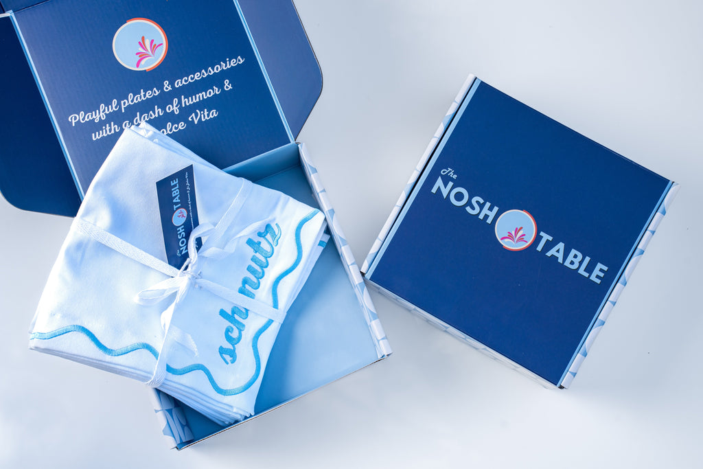 Italian Aperitivo Nosh Plates (Set of 4)