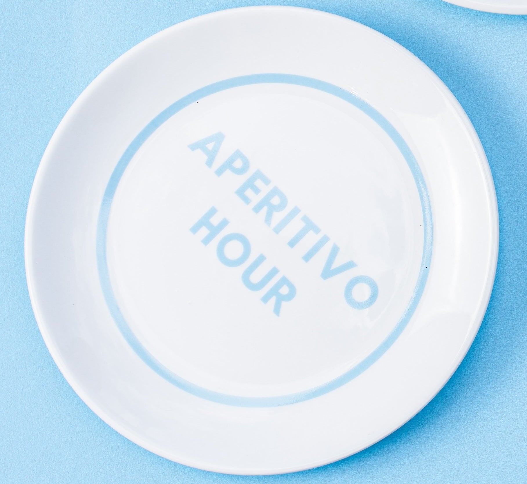 Italian Aperitivo Nosh Plates (Set of 4)