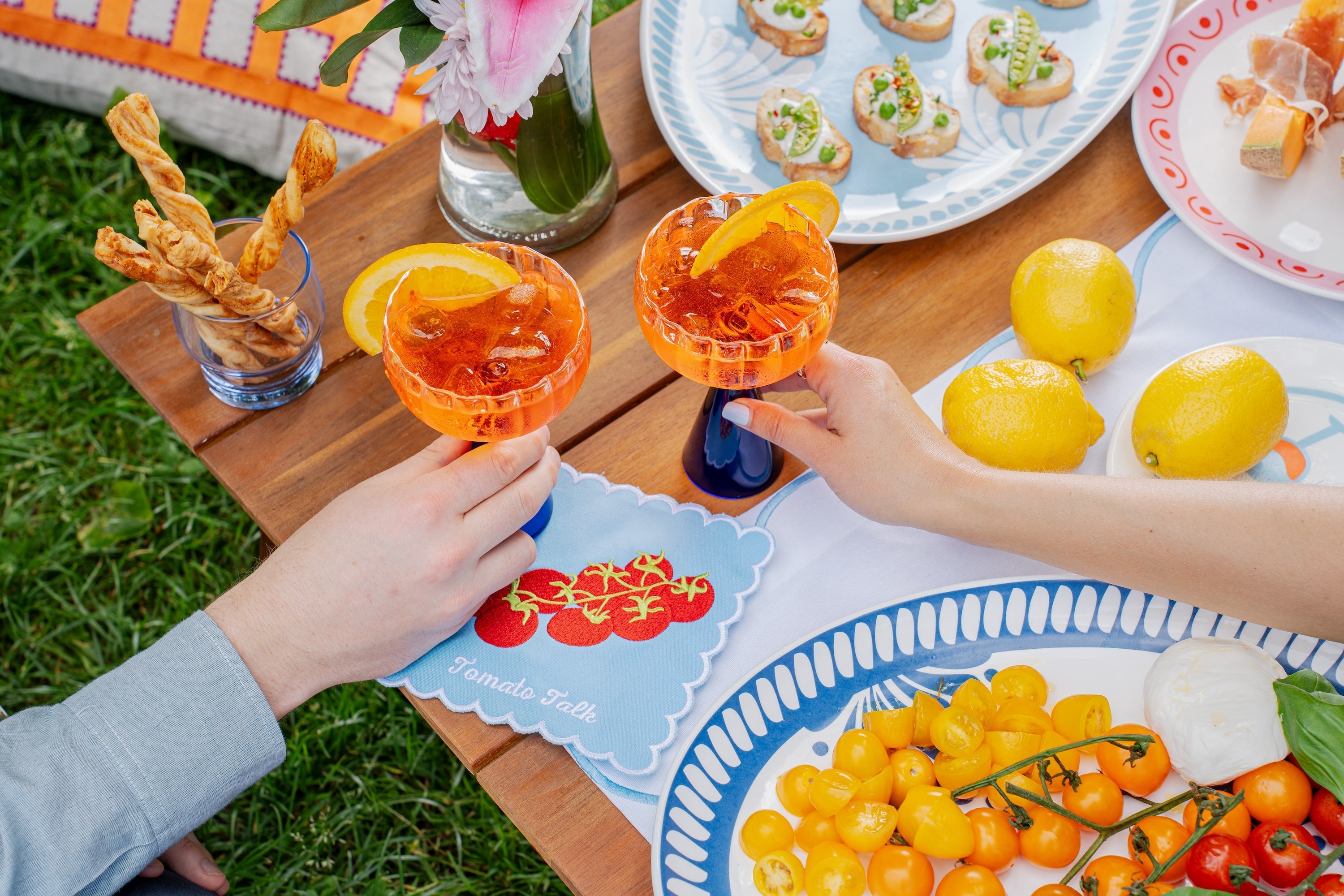 Italian Pasta Party Cocktail Napkin Set