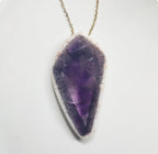 Phantom Amethyst Amulet Necklace