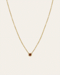 Kids 14k Gold Mini Birthstone Necklace