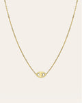 Kids 14k Gold Mini Evil Eye Necklace