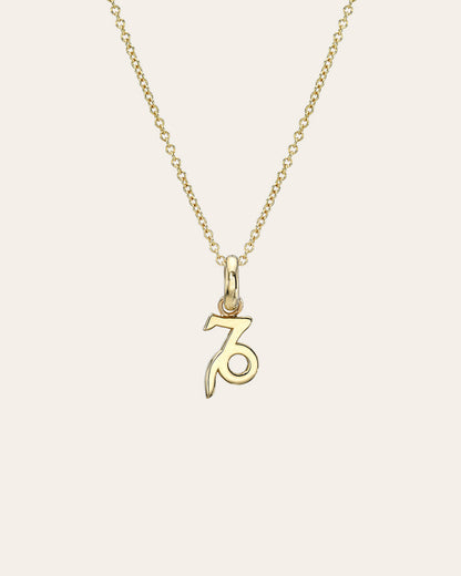 Kids 14k Gold Zodiac Necklace