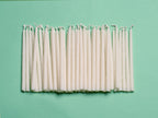 Hand-Dipped Hanukkah Candles – Pack of 45