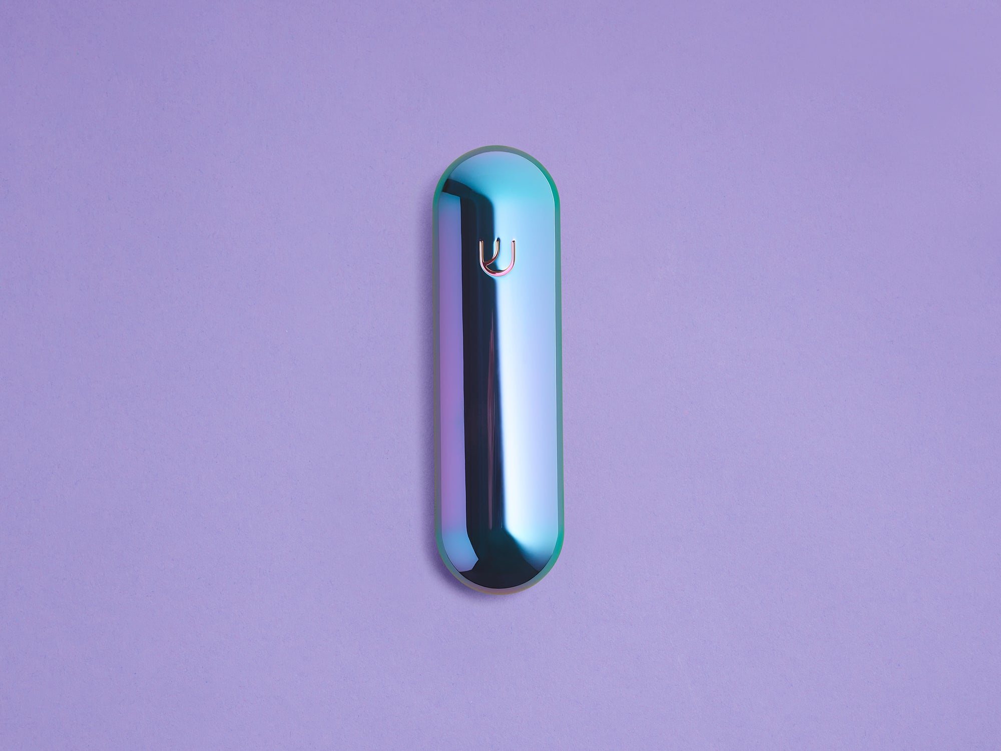 Iridescent Aluminum Pill Mezuzah
