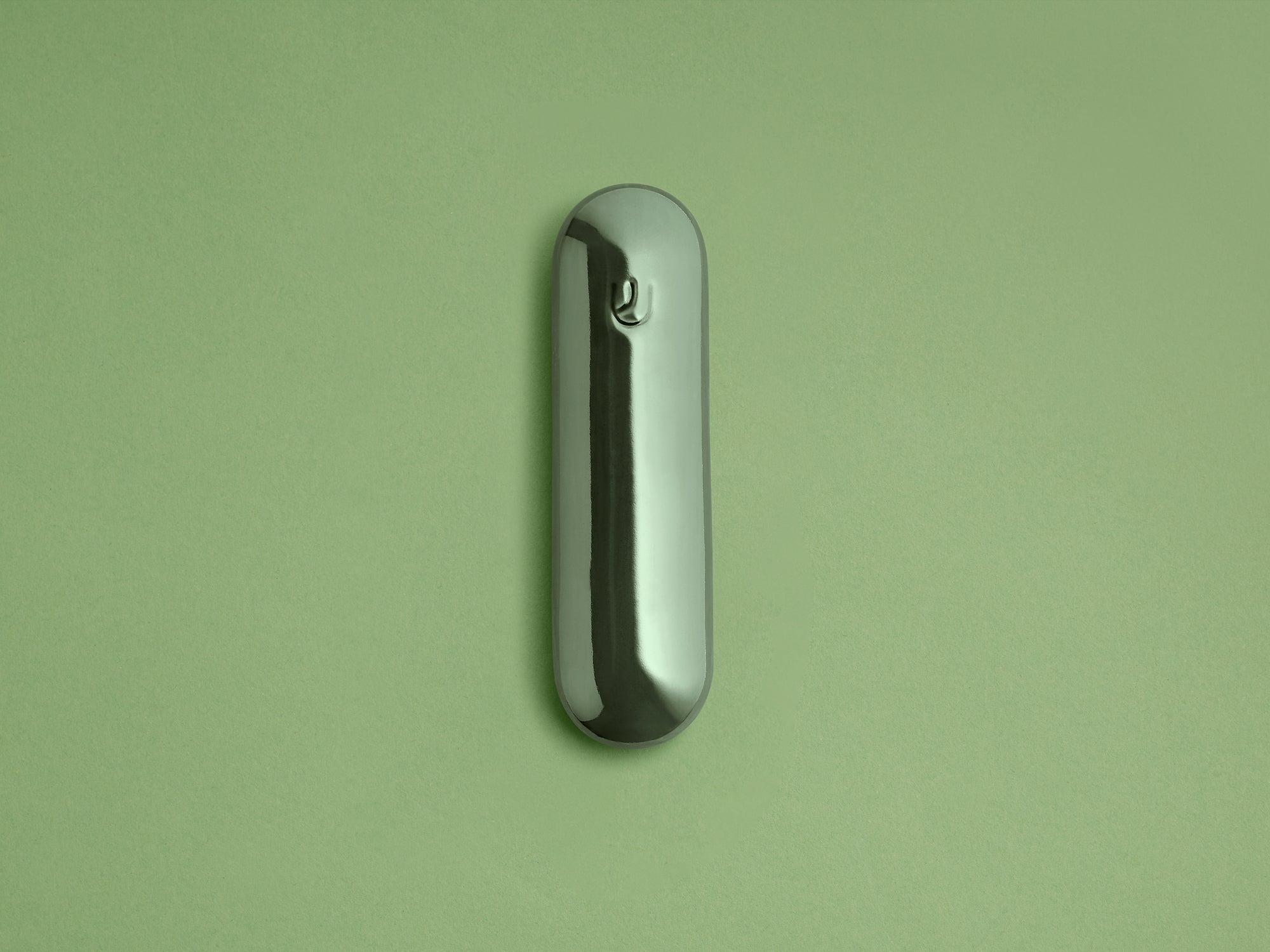 Hand-Glazed Ceramic Pill Mezuzah