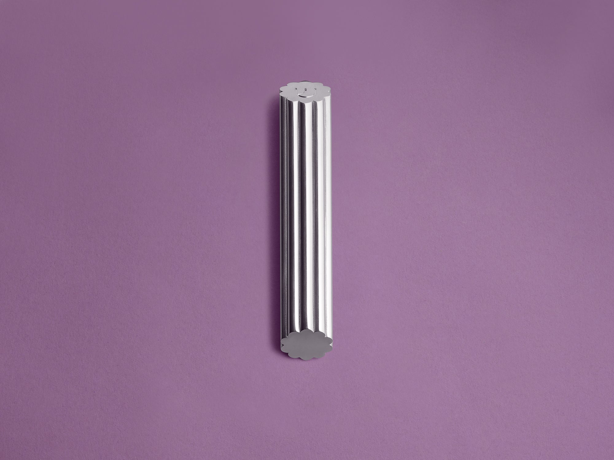 Polished Aluminum Blum Mezuzah