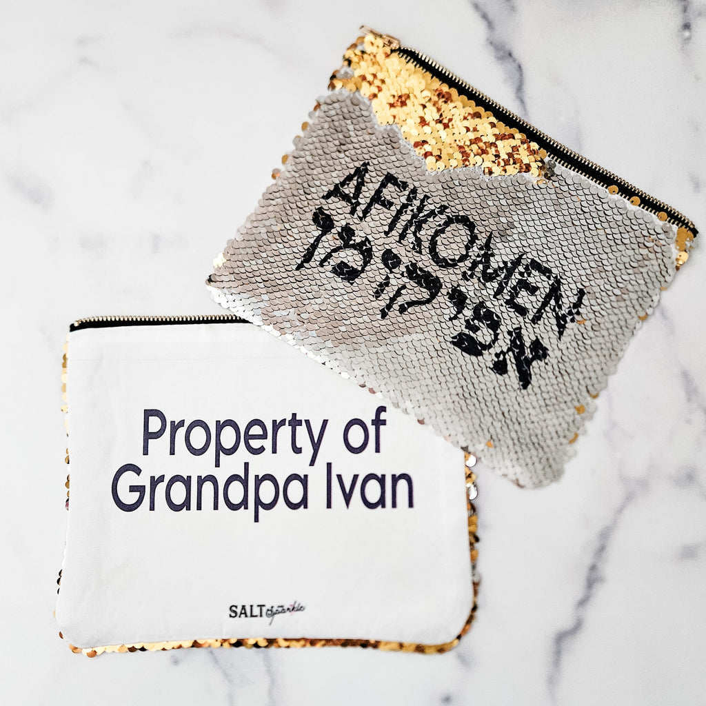 Afikomen Sequin Matzah Pouch