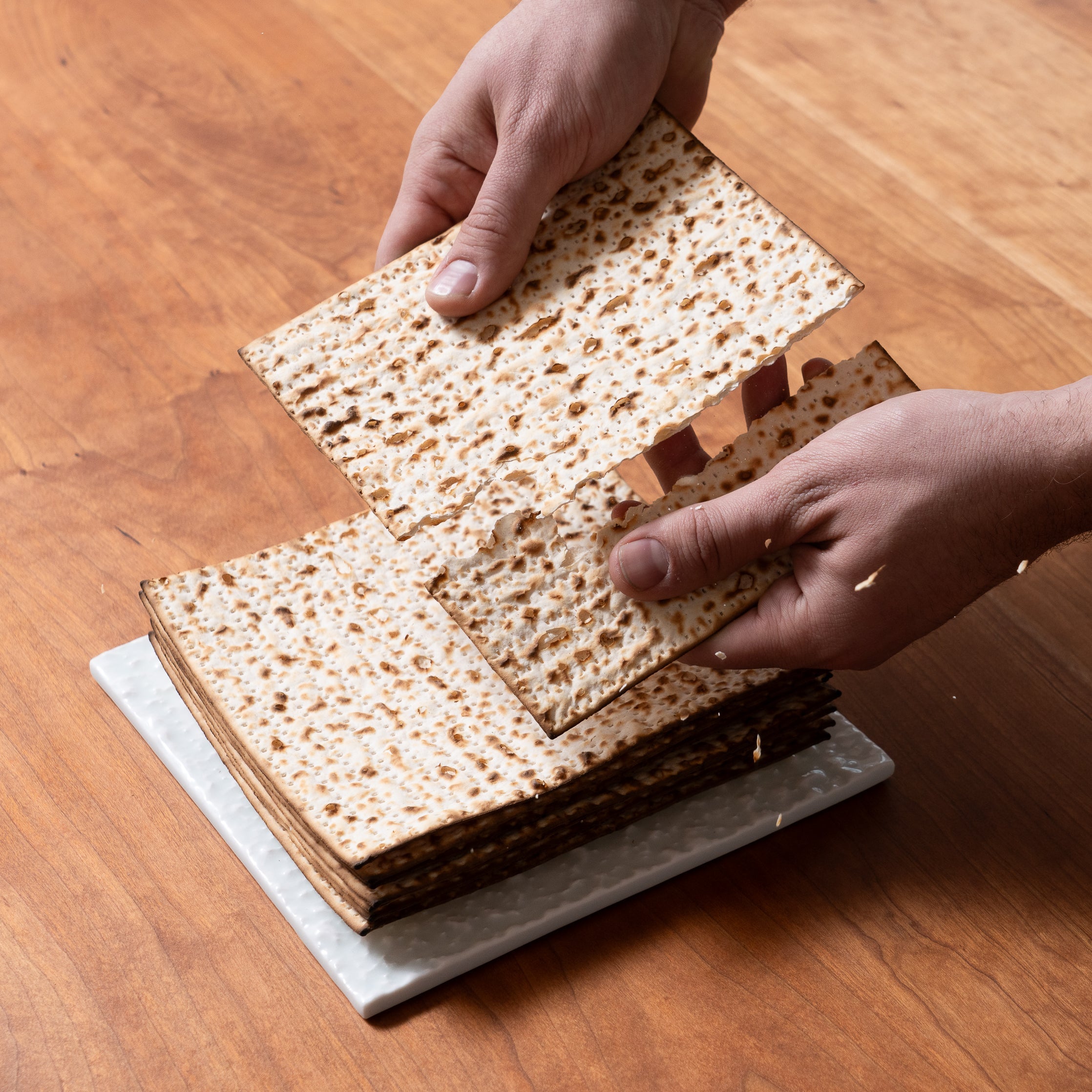 Porcelain Matzah Tray
