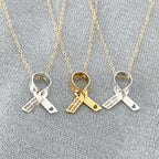 Ribbon “Bring Them Home” Pendant