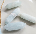 Natural Aquamarine Crystal Point Pendant