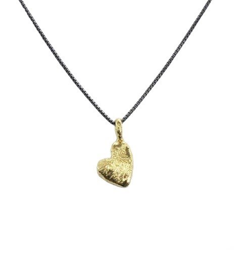 Gold-Plated Heart Pendant