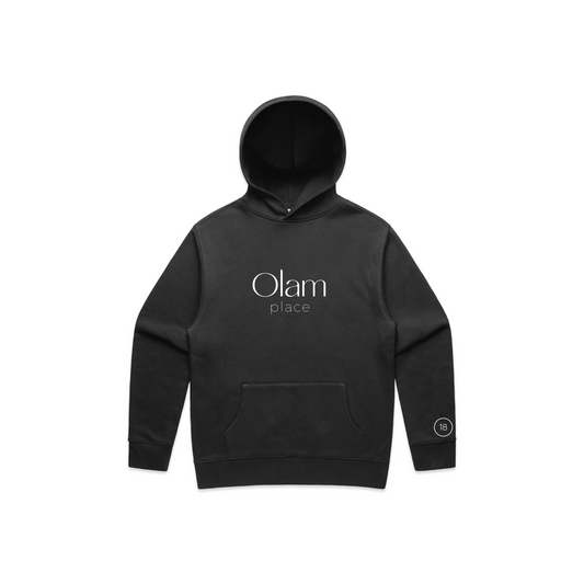Faded Black Unisex Hoodie