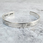 "Am Yisrael Chai" & "Shema" Hebrew Stacking Bracelet