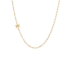 “You Are in Our Hearts” Magen David Paperclip Necklace
