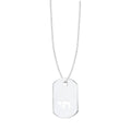 Cutout Dog Tag Necklace – Chai or Star of David