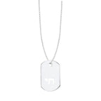 Cutout Dog Tag Necklace – Chai or Star of David