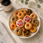 Mini Bagel Brunch Marzipan Treats