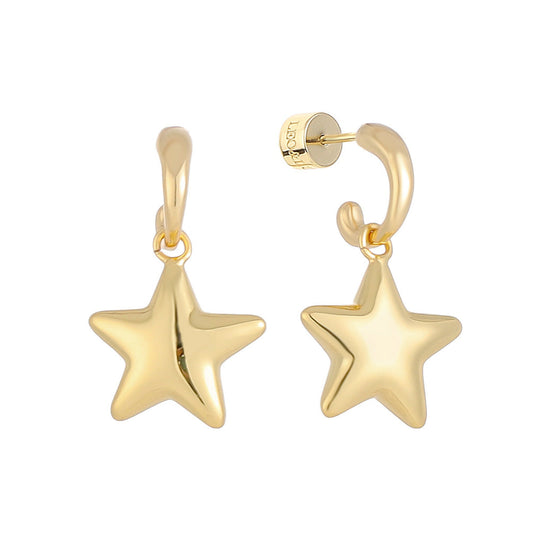 Midnight Star Huggie Earrings
