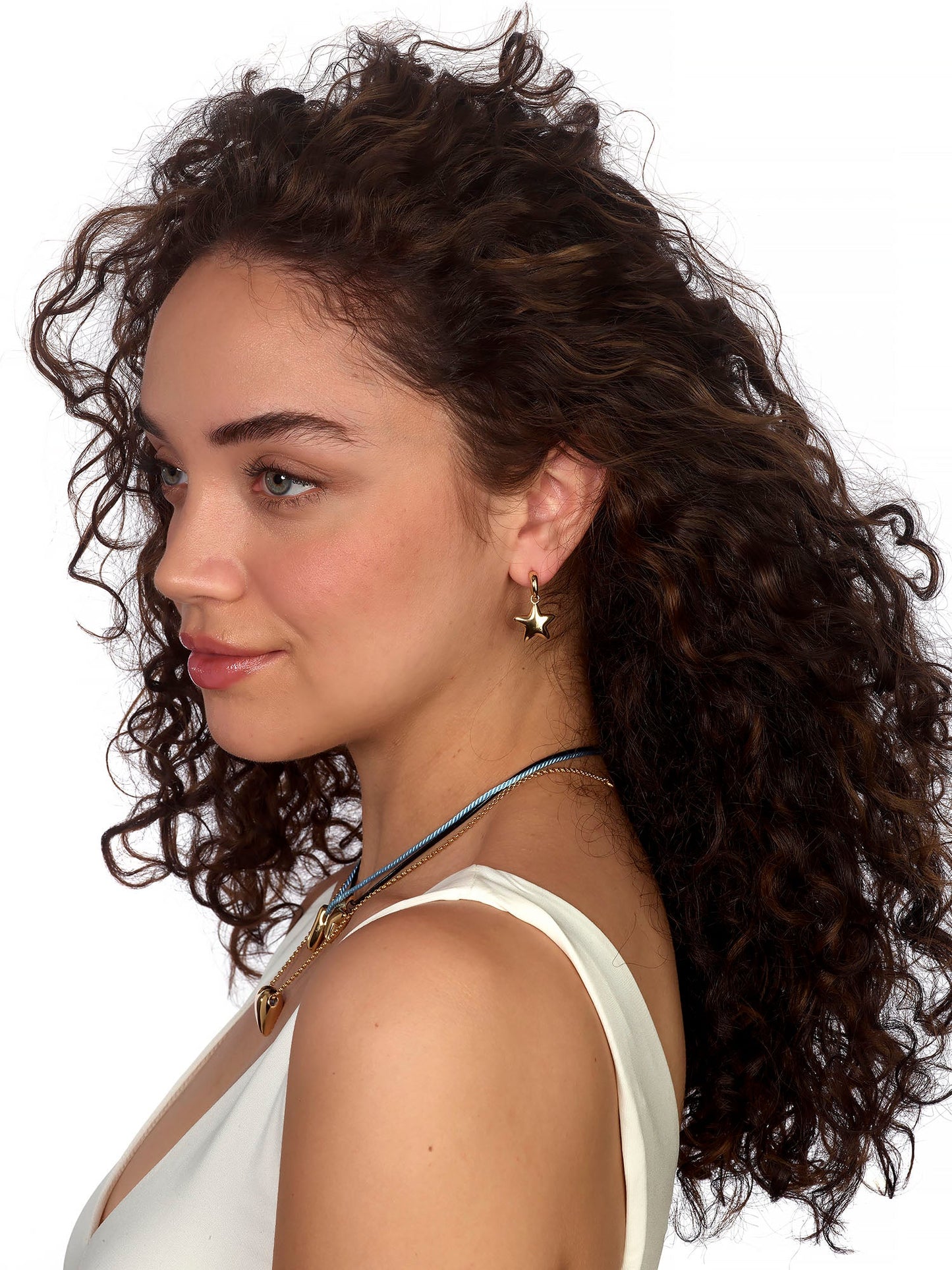 Midnight Star Huggie Earrings