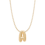 Mini Balloon Initial Necklace