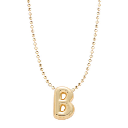 Mini Balloon Initial Necklace