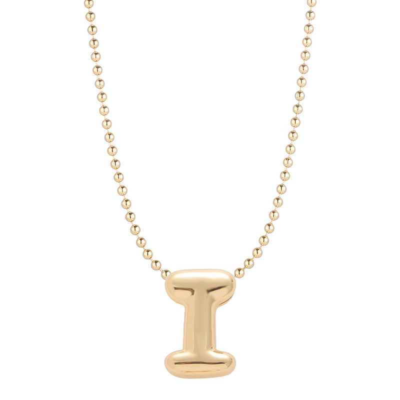 Mini Balloon Initial Necklace