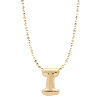 Mini Balloon Initial Necklace