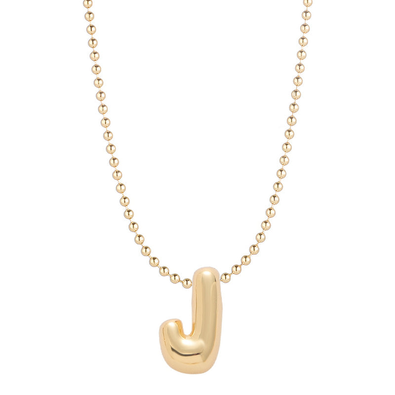 Mini Balloon Initial Necklace