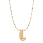 Mini Balloon Initial Necklace
