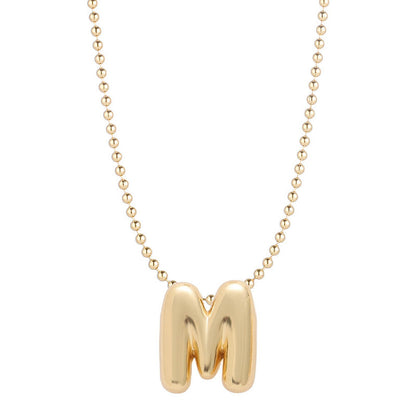 Mini Balloon Initial Necklace