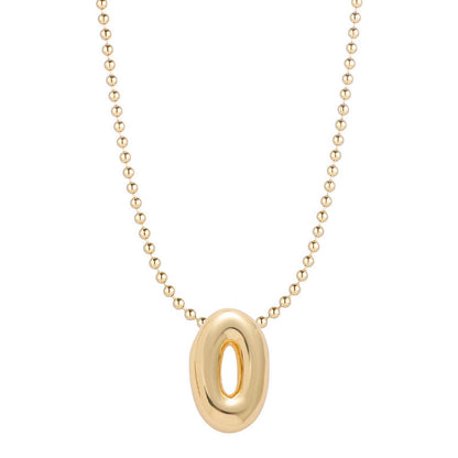 Mini Balloon Initial Necklace
