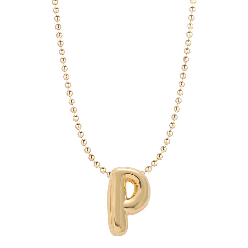 Mini Balloon Initial Necklace