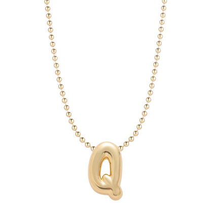 Mini Balloon Initial Necklace