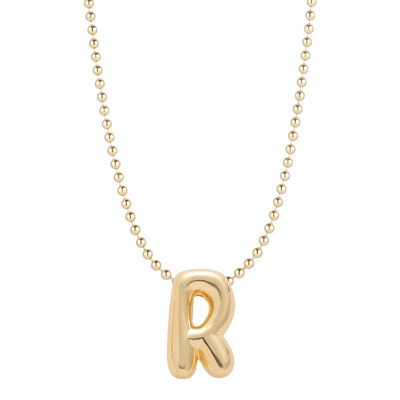 Mini Balloon Initial Necklace