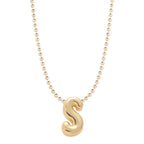 Mini Balloon Initial Necklace