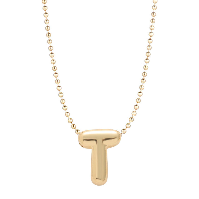 Mini Balloon Initial Necklace