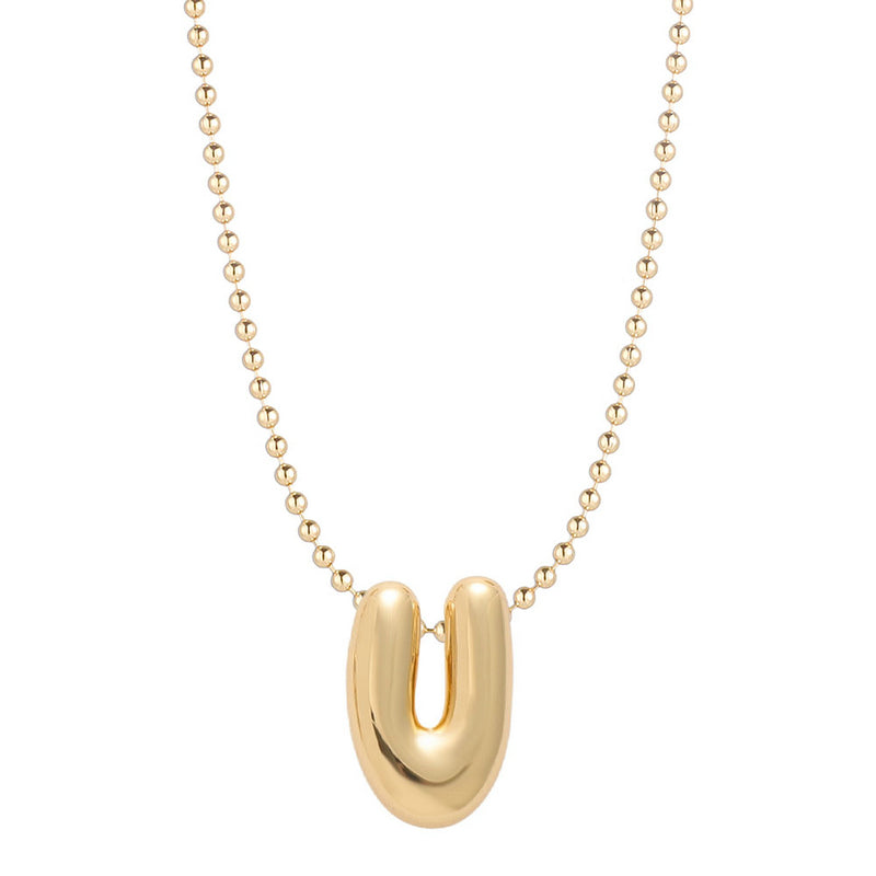 Mini Balloon Initial Necklace