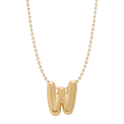 Mini Balloon Initial Necklace