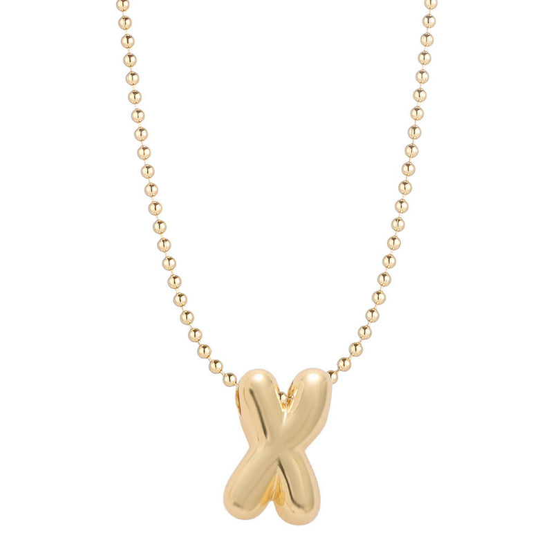 Mini Balloon Initial Necklace