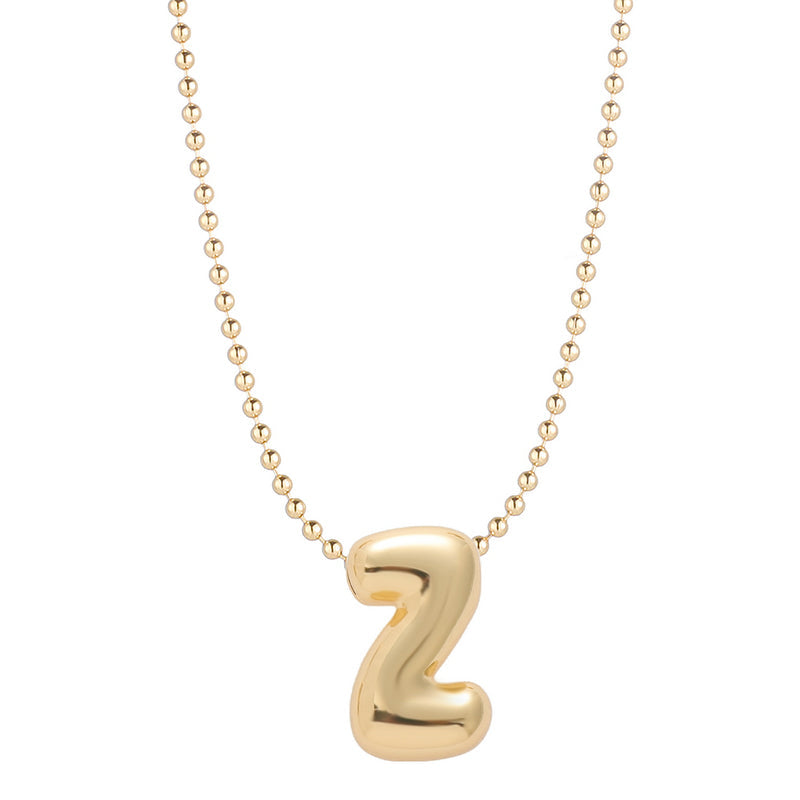 Mini Balloon Initial Necklace