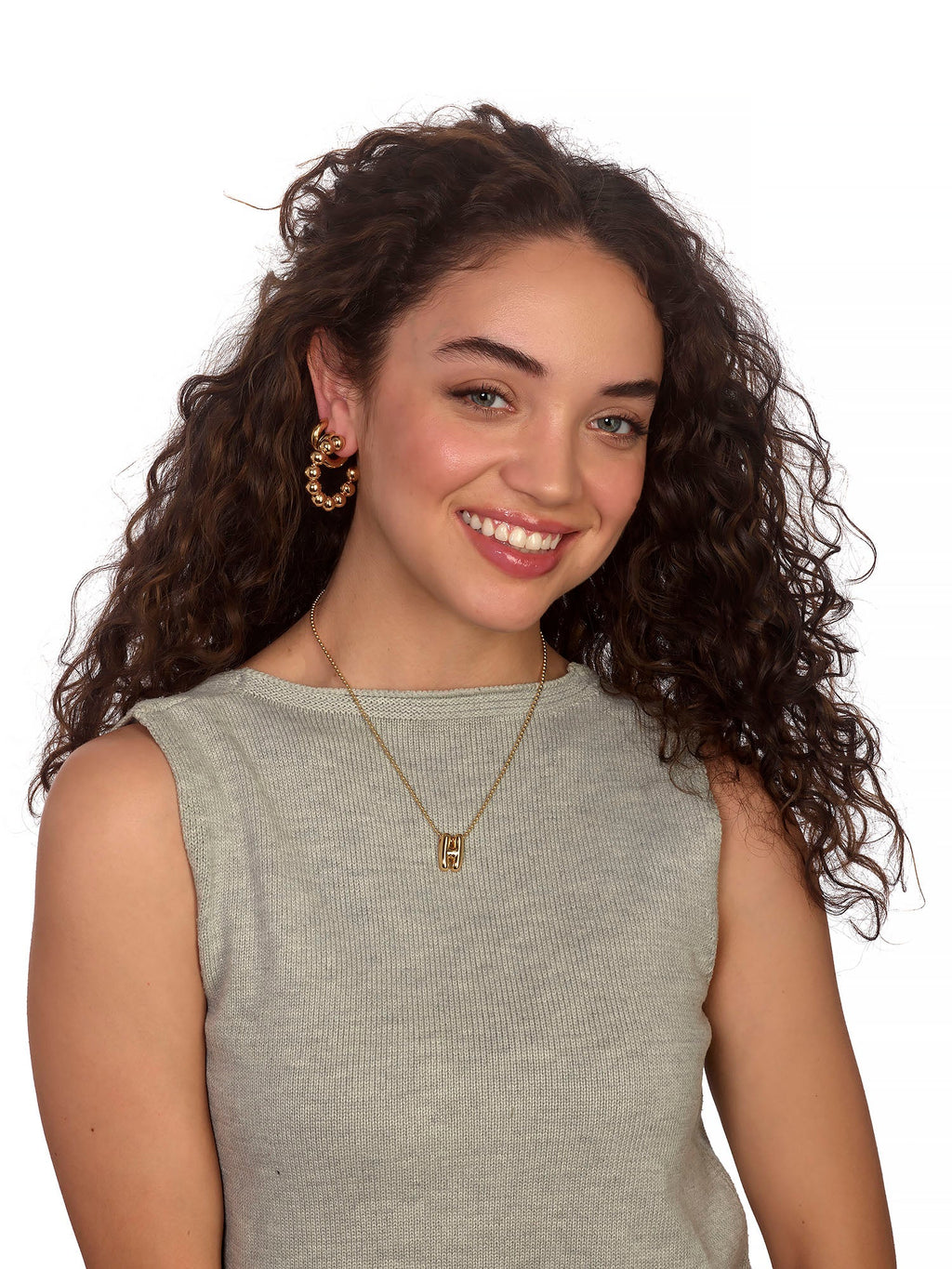 Mini Balloon Initial Necklace