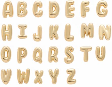 Mini Balloon Initial Necklace