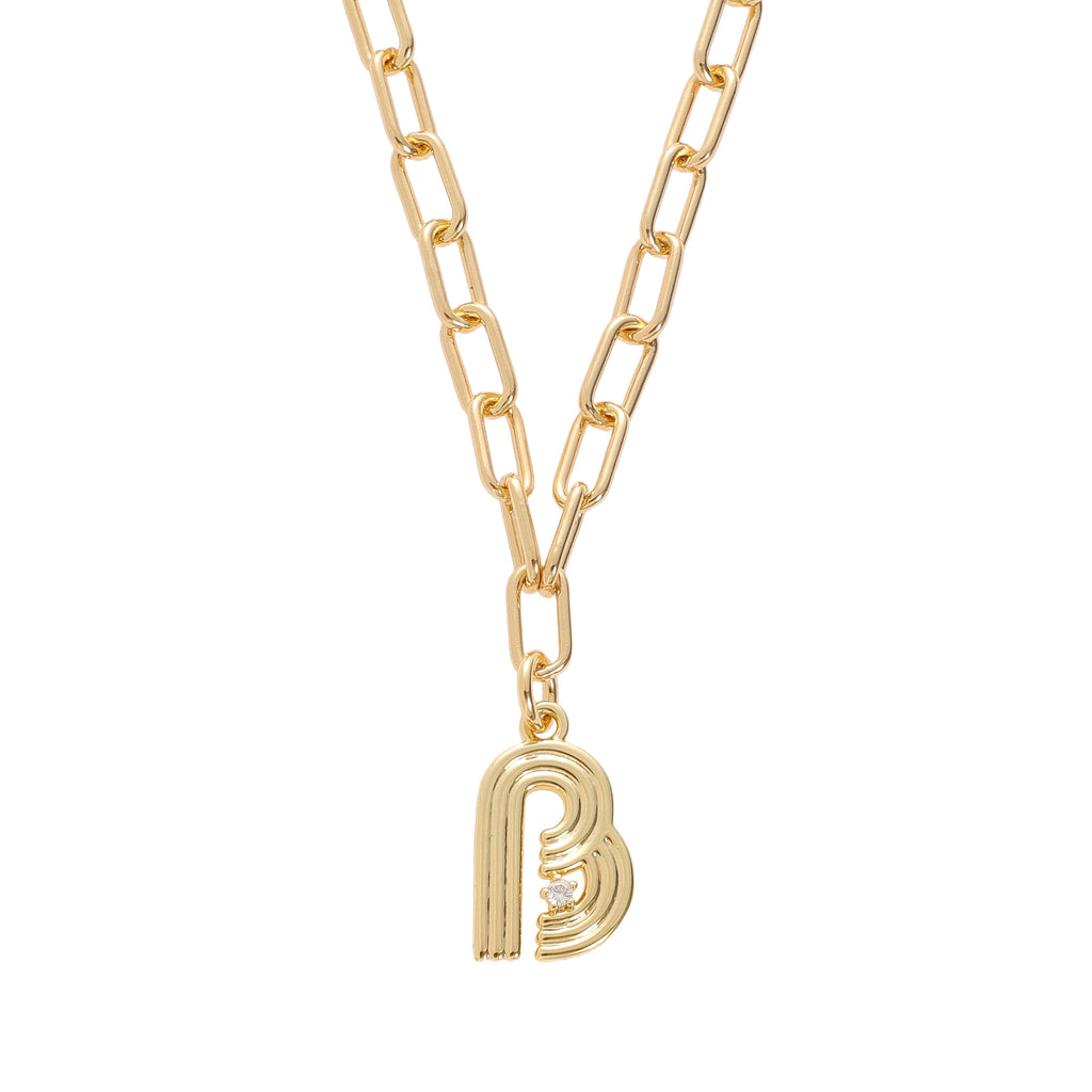 Deco Initial Necklace