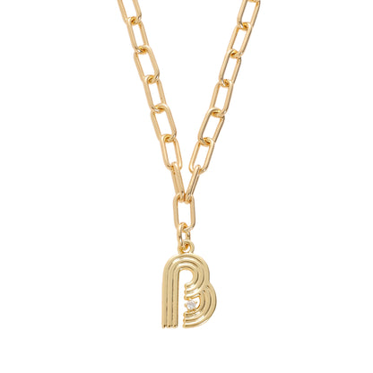 Deco Initial Necklace