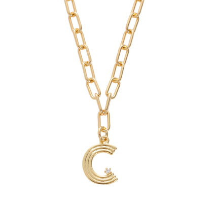 Deco Initial Necklace