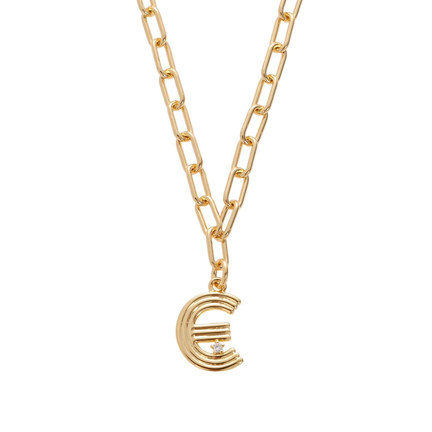 Deco Initial Necklace