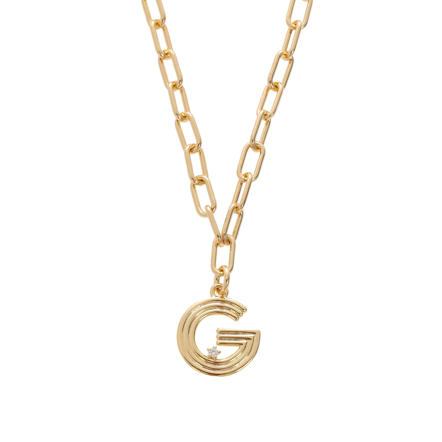 Deco Initial Necklace