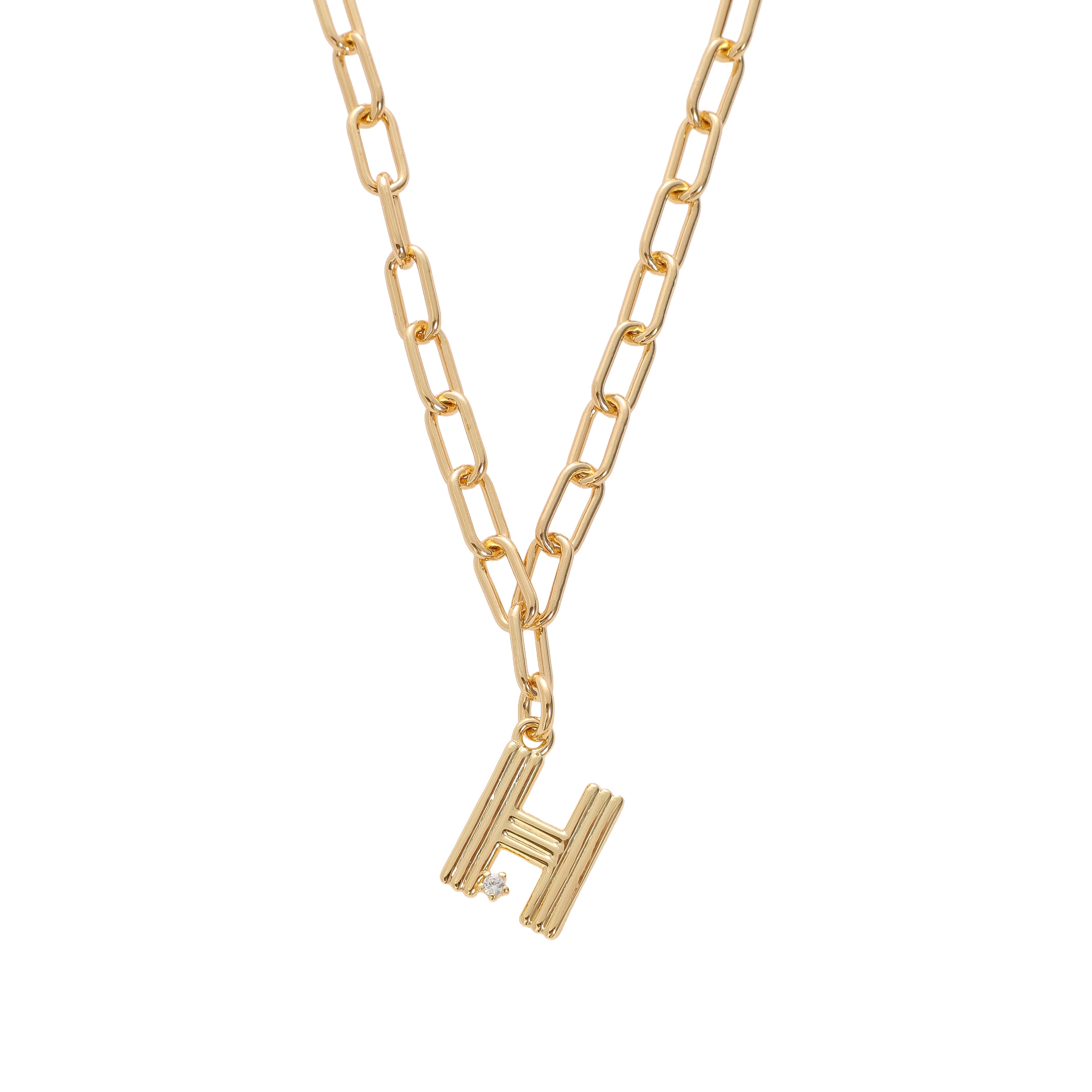 Deco Initial Necklace