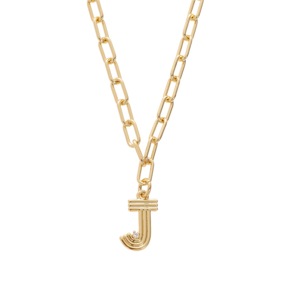 Deco Initial Necklace